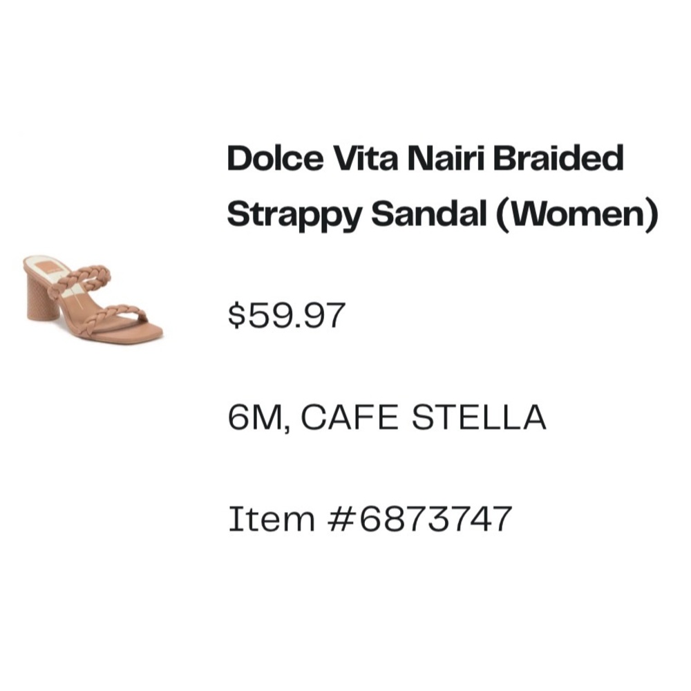 Nairi Braided Strappy Block Heel Sandal - Picture 2 of 6